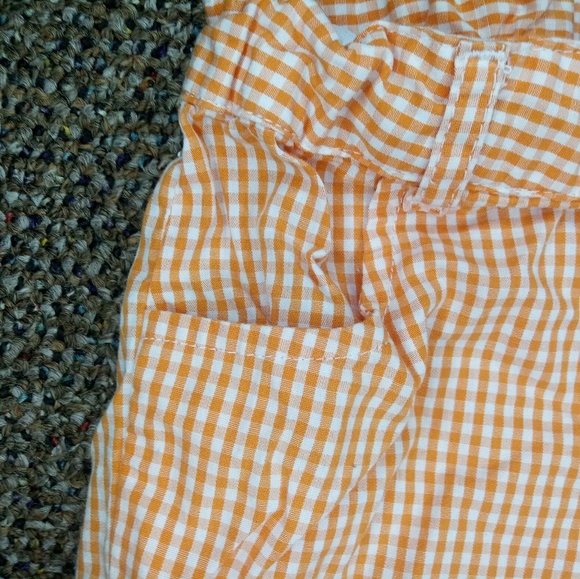 Orange Plaid 6 Shorts - Picture 4 of 5